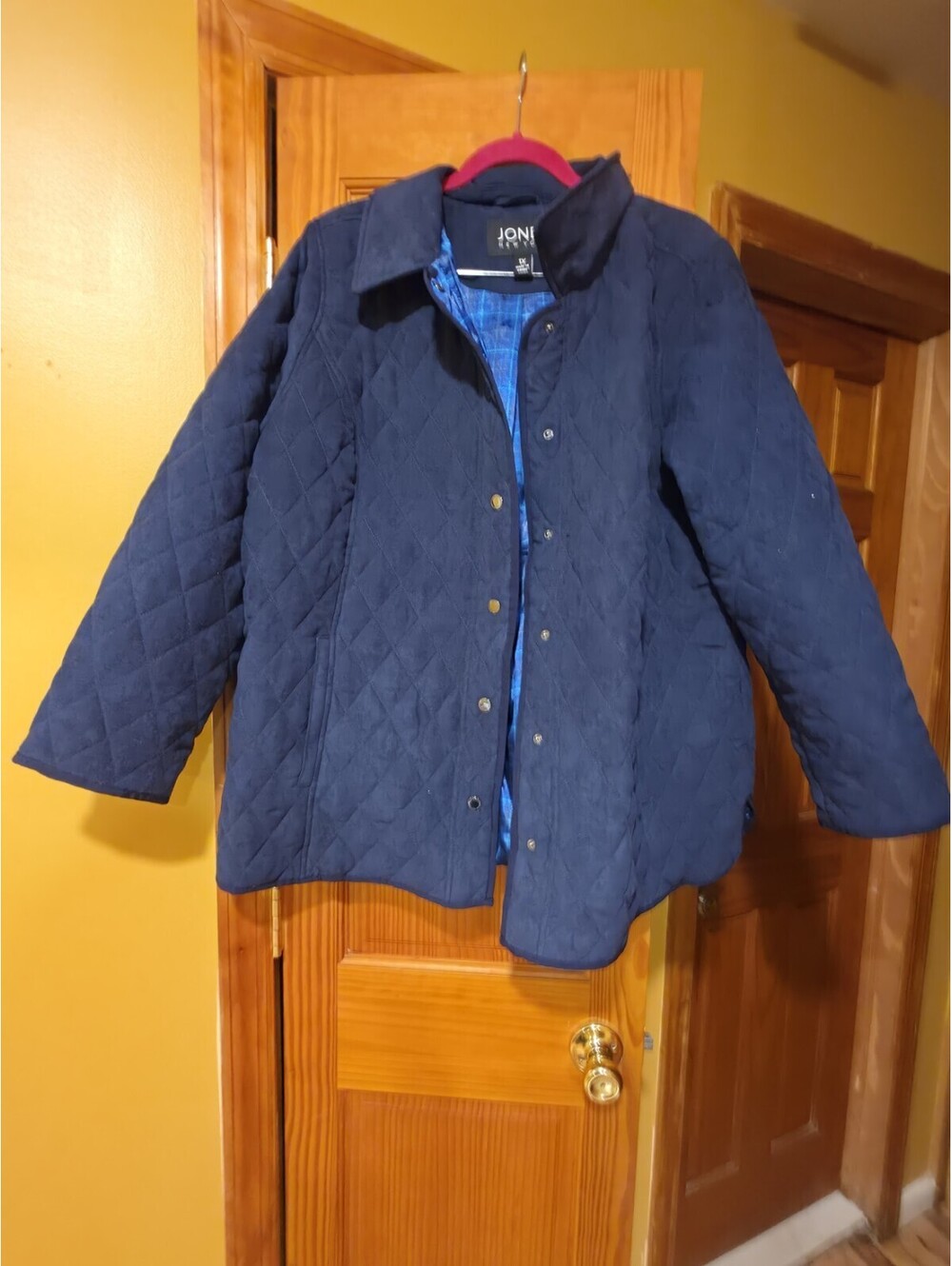 Jones New York Blue Jacket Plus Size 1x